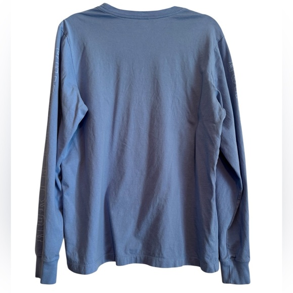 Nike University of North Carolina Men's Blue Graphic Log Long Sleeve - Picture 7 of 7